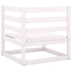 8 Piece Garden Lounge Set with Cushions Solid Wood Pine