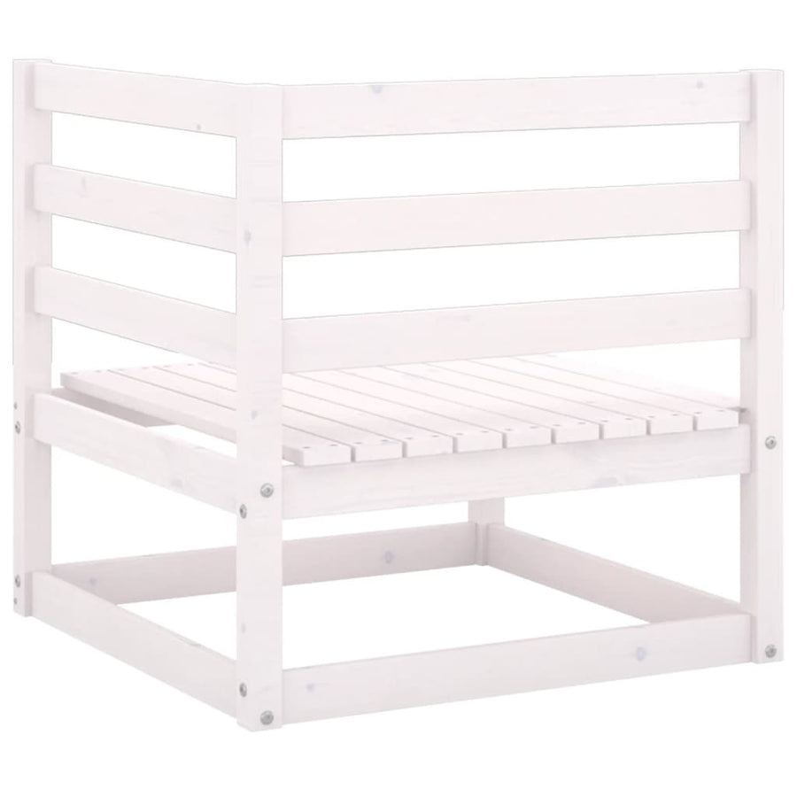 8 Piece Garden Lounge Set with Cushions Solid Wood Pine