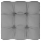 9 Piece Garden Lounge Set with Cushions Solid Pinewood - Rear View