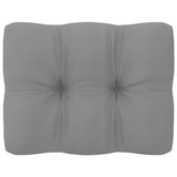 3-Seater Sofa with Cushions Solid Pinewood - Top-Down View