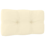 4 Piece Garden Lounge Set with Cushions Solid Pinewood - Close-Up Angle