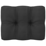 4-Seater Garden Sofa with Cushions Solid Wood Pine - Rear View