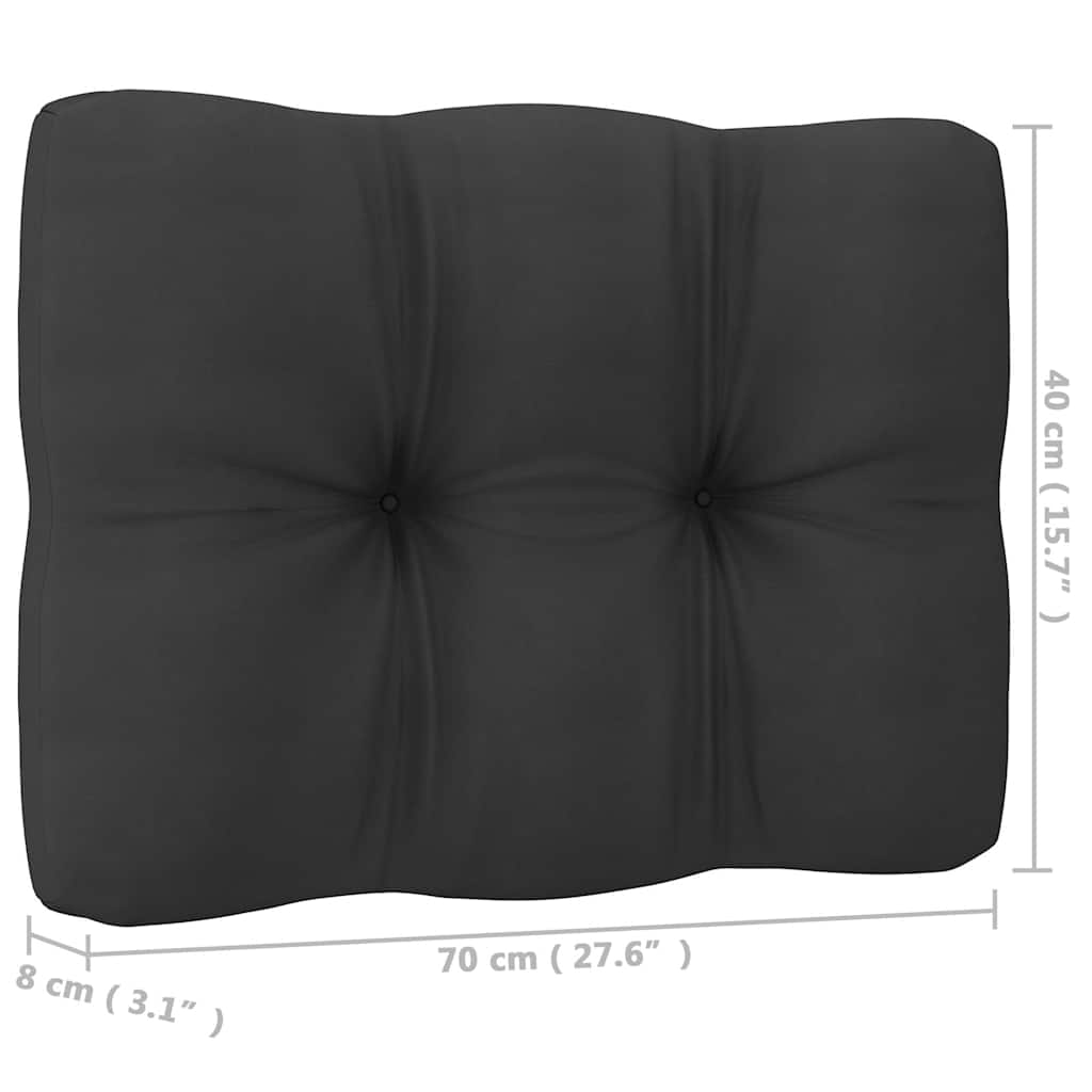 4-Seater Garden Sofa with Cushions Solid Wood Pine