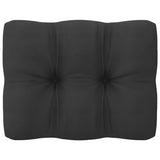 4-Seater Garden Sofa with Cushions Solid Pinewood - Close-Up Angle