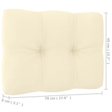 5 Piece Garden Lounge Set with Cushions Solid Pinewood - Extra Image