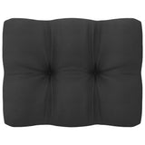 6 Piece Garden Lounge Set with Cushions Solid Pinewood - Close-Up Angle