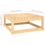 5 Piece Garden Lounge Set with Cushions Solid Pinewood - Extra Image