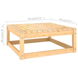 4 Piece Garden Lounge Set with Cushions Solid Pinewood - Extra Image