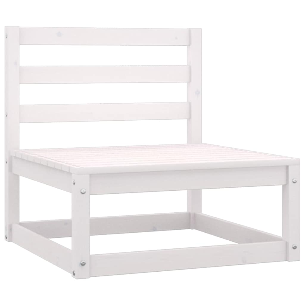 5 Piece Garden Lounge Set with Cushions Solid Wood Pine