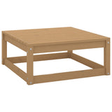 5 Piece Garden Lounge Set with Cushions Solid Pinewood - Rear View