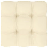 6 Piece Garden Lounge Set with Cushions Solid Pinewood - Close-Up Angle