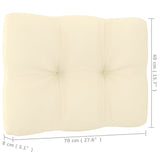 10 Piece Garden Lounge Set with Cushions Solid Pinewood - Extra Image