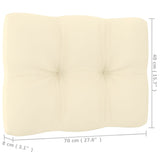 9 Piece Garden Lounge Set & Cushions Honey Brown Solid Pinewood - Extra Image