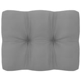 10 Piece Garden Lounge Set with Cushions Solid Pinewood - Rear View