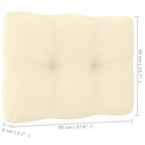 10 Piece Garden Lounge Set&Cushions Honey Brown Solid Pinewood - Extra Image