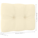 9 Piece Garden Lounge Set&Cushions Honey Brown Solid Pinewood - Extra Image