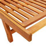 Sun Loungers 2 pcs with Cushions Solid Wood Acacia - Low Angle