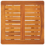 Sun Loungers 2 pcs with Table and Cushions Solid Wood Acacia - Extra Image