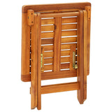 Sun Loungers 2 pcs with Table and Cushions Solid Acacia Wood - Extra Image
