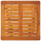 Sun Loungers 2 pcs with Table and Cushions Solid Acacia Wood