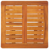 Sun Loungers 2 pcs with Table and Cushions Solid Acacia Wood - Extra Image
