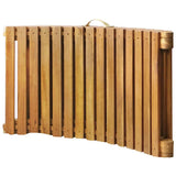 Sun Loungers 2 pcs with Cushions Solid Wood Acacia