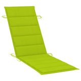 Sun Loungers 2 pcs with Cushions Solid Acacia Wood