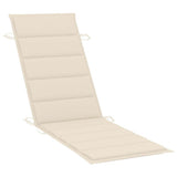 Sun Loungers 2 pcs with Table and Cushions Solid Wood Acacia - Extra Image