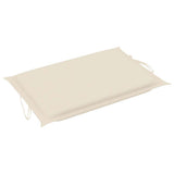 Sun Loungers 2 pcs with Table and Cushions Solid Wood Acacia