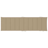 Sun Loungers 2 pcs with Table and Cushions Solid Wood Acacia - Extra Image