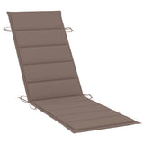 Sun Loungers 2 pcs with Table and Cushions Solid Acacia Wood - Extra Image