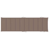 Sun Loungers 2 pcs with Table and Cushions Solid Acacia Wood - Extra Image