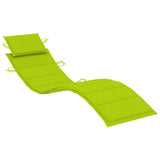 Sun Loungers 2 pcs with Table and Cushions Solid Acacia Wood - Close-Up Angle