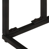 Side Table 35x45x65 cm Solid Acacia Wood - Rear View