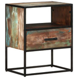 Bed Cabinet 40x30x50 cm Solid Reclaimed Wood - Low Angle