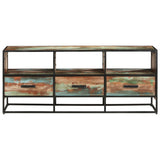 TV Cabinet 110x30x45 cm Solid Reclaimed Wood