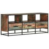 TV Cabinet 110x30x45 cm Solid Reclaimed Wood - Extra Image