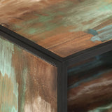 TV Cabinet 110x30x45 cm Solid Reclaimed Wood - 45-Degree Angle