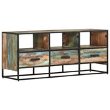 TV Cabinet 110x30x45 cm Solid Reclaimed Wood - Extra Image