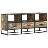 TV Cabinet 110x30x45 cm Solid Reclaimed Wood - Extra Image