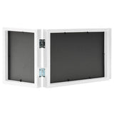 Trifold Photo Frame Collage White 22x15 cm+2x(10x15 cm) - Side View
