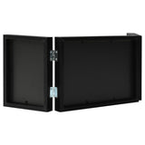 Trifold Photo Frame Collage Black 22x15 cm+2x(10x15 cm) - Side View