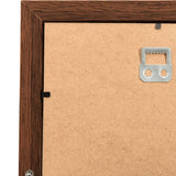 Collage Photo Frame for Picture 10 pcs 10x15 cm Dark Brown MDF - 45-Degree Angle