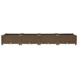 Raised Bed 160x40x23 cm Polypropylene - Top-Down View