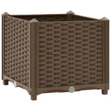 Raised Bed 40x40x38 cm Polypropylene - Front View