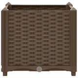 Raised Bed 40x40x38 cm Polypropylene - Top-Down View