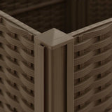 Raised Bed 40x40x38 cm Polypropylene - Rear View