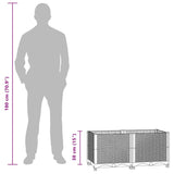 Raised Bed 80x40x38 cm Polypropylene
