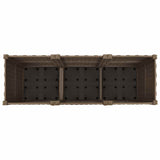 Raised Bed 120x40x38 cm Polypropylene - Rear View