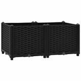 Raised Bed 80x40x38 cm Polypropylene - Front View